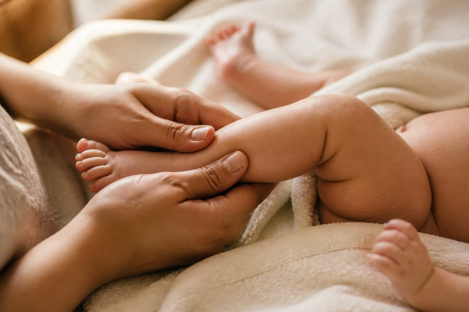 Masaje para bebés: cómo hacerlo y por qué ayuda más de lo que parece